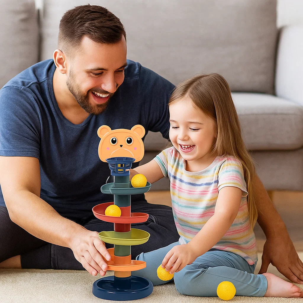 Montessori Ball Tower Toy for Kids – Fun Educational Game for Motor Skills and Learning Play (5+ years)