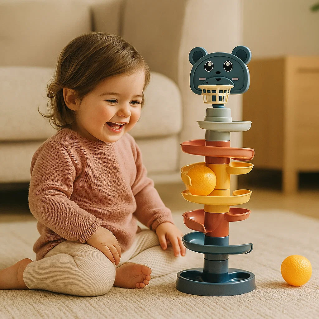 Montessori Ball Tower Toy for Kids – Fun Educational Game for Motor Skills and Learning Play (5+ years)