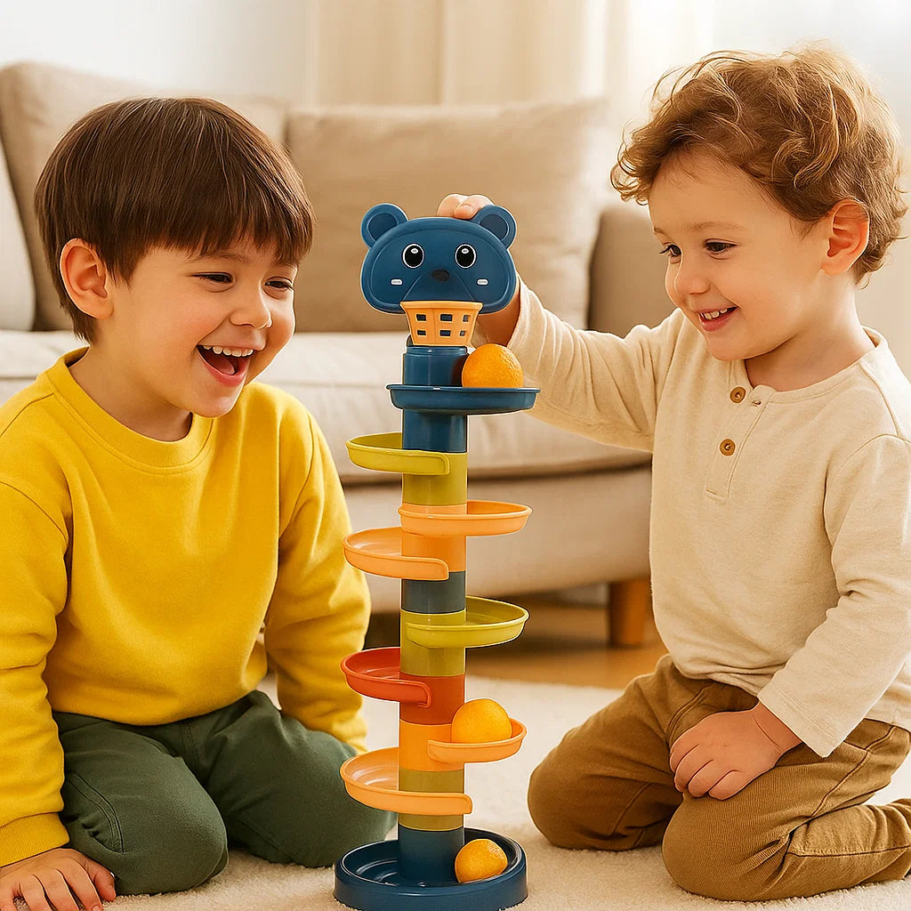 Montessori Ball Tower Toy for Kids – Fun Educational Game for Motor Skills and Learning Play (5+ years)