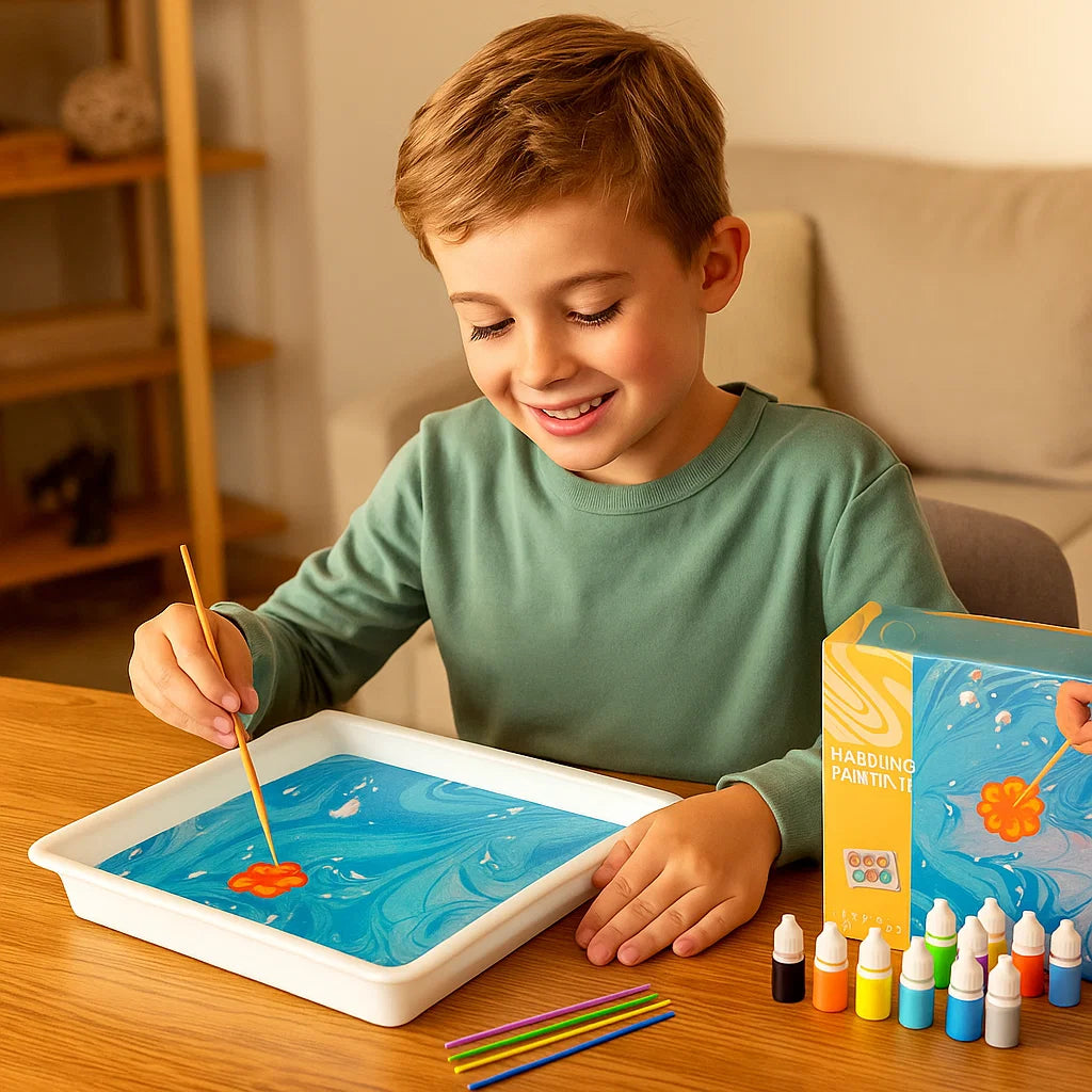 Creative Marble Painting Set for Kids – Fun DIY Arts & Crafts Kit (7+ years)