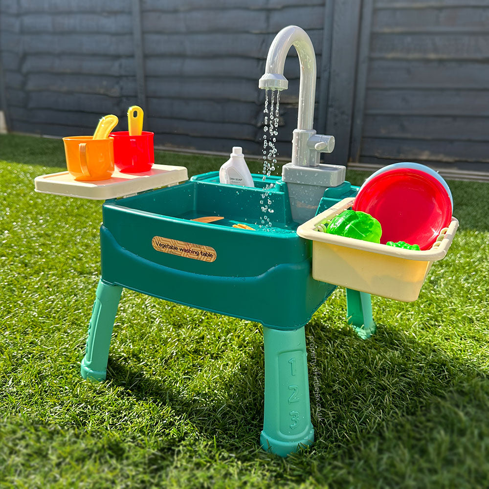 Magical Water Play Kitchen for Kids - Interactive Faucet and Kitchen Toys (3+ years)