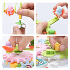 Montessori Gear Building Set – Creative Construction Toy with Rotating Power (3+ years)