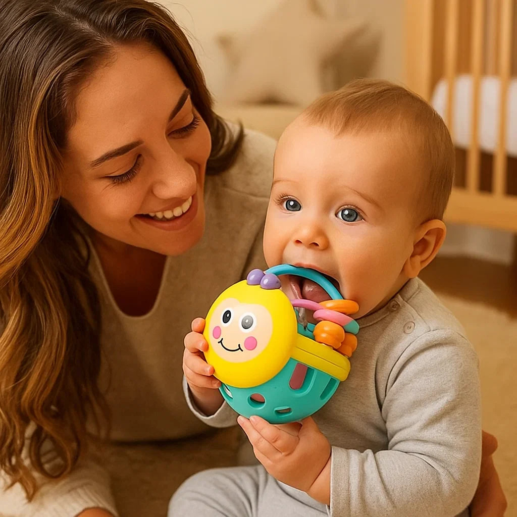 Baby Teething Toy Ball – Safe Chewable Play Ball for Soothing Gums (6months - 2years)