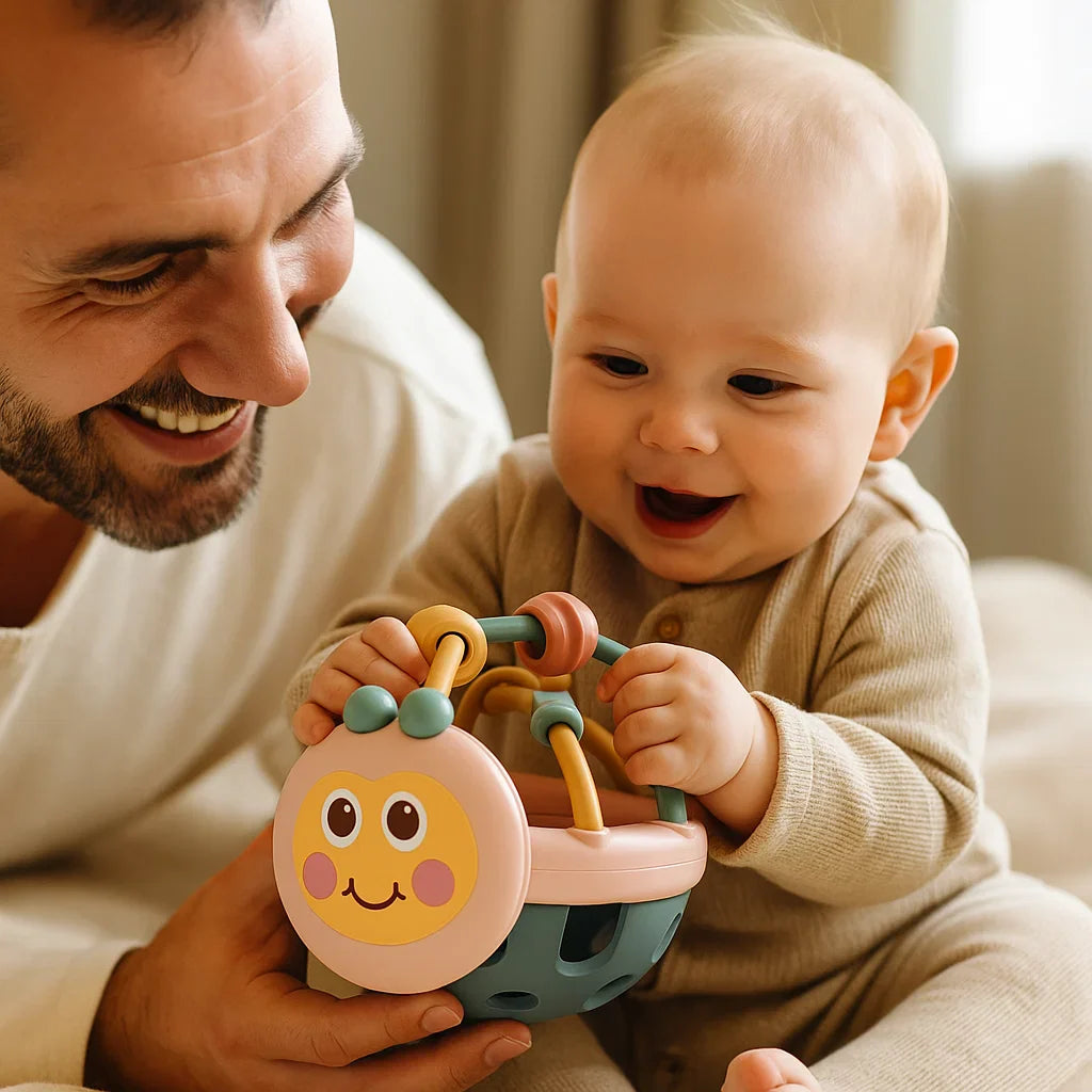 Baby Teething Toy Ball – Safe Chewable Play Ball for Soothing Gums (6months - 2years)