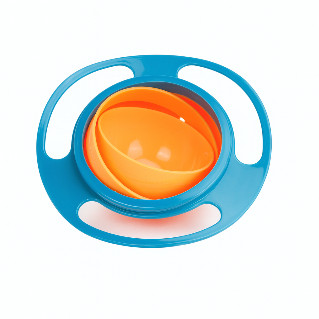 Spill-Proof Baby Bowl | Non-Slip, 360° Rotating Kids Feeding Bowl for Mess-Free Meals (6months-5years)