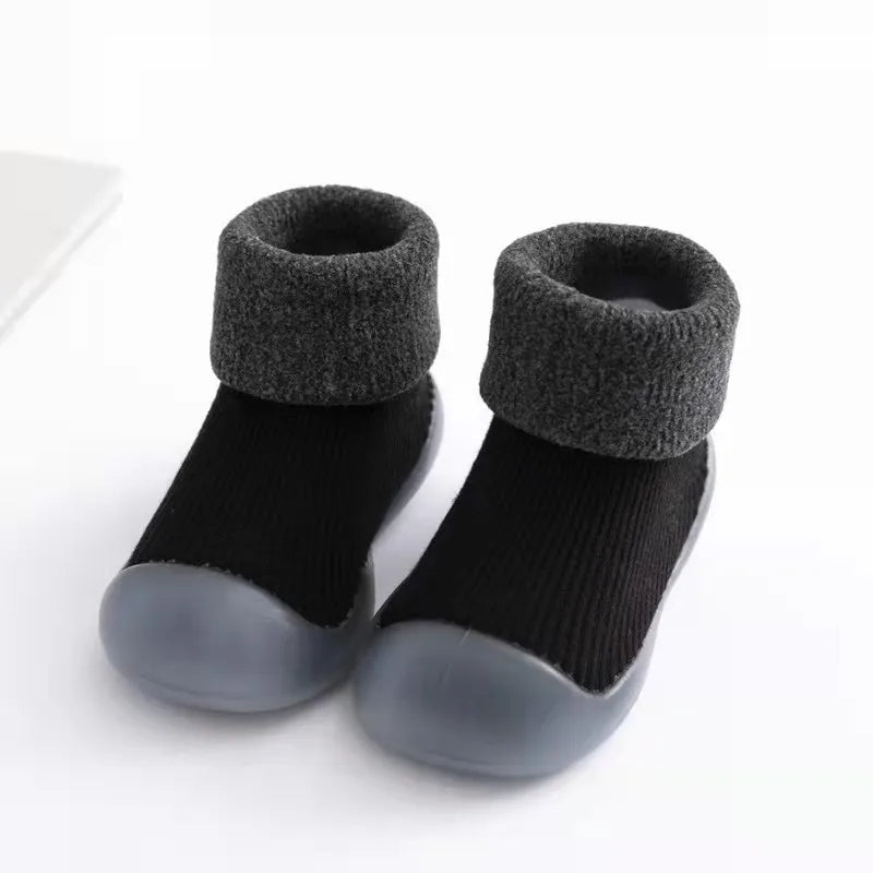 Mini Fashion Toddler Sock Shoes – Anti-Slip, Warm & Easy Wear for Indoors and Outdoors