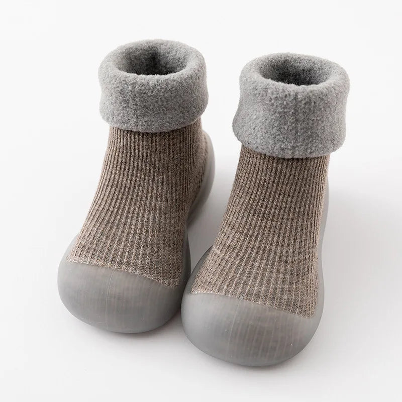Mini Fashion Toddler Sock Shoes – Anti-Slip, Warm & Easy Wear for Indoors and Outdoors