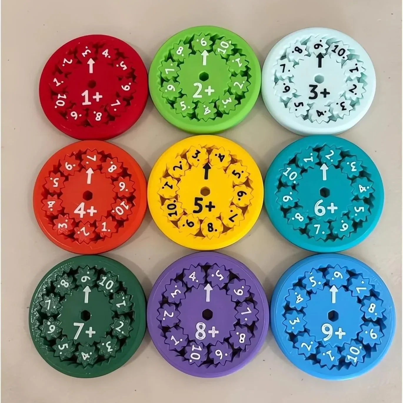 Educational Counting & Spinning Toy – Fidget Spinner for Early Math Skills (5-14 years)