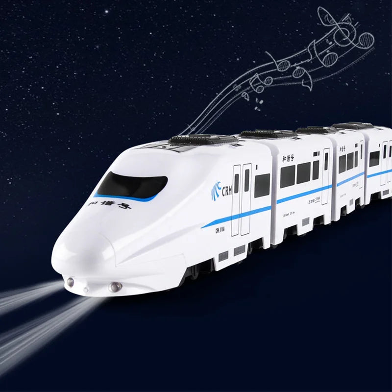 Self-Driving Toy Train – Fast Speed Play Train for Kids with Lights & Sound (5+ years)