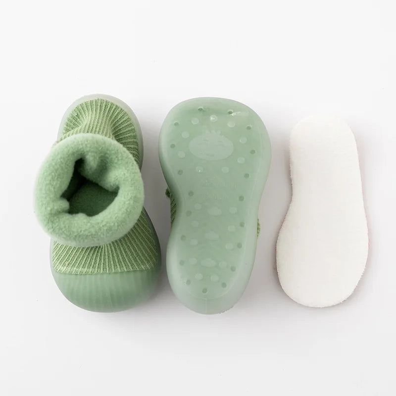 Mini Fashion Toddler Sock Shoes – Anti-Slip, Warm & Easy Wear for Indoors and Outdoors