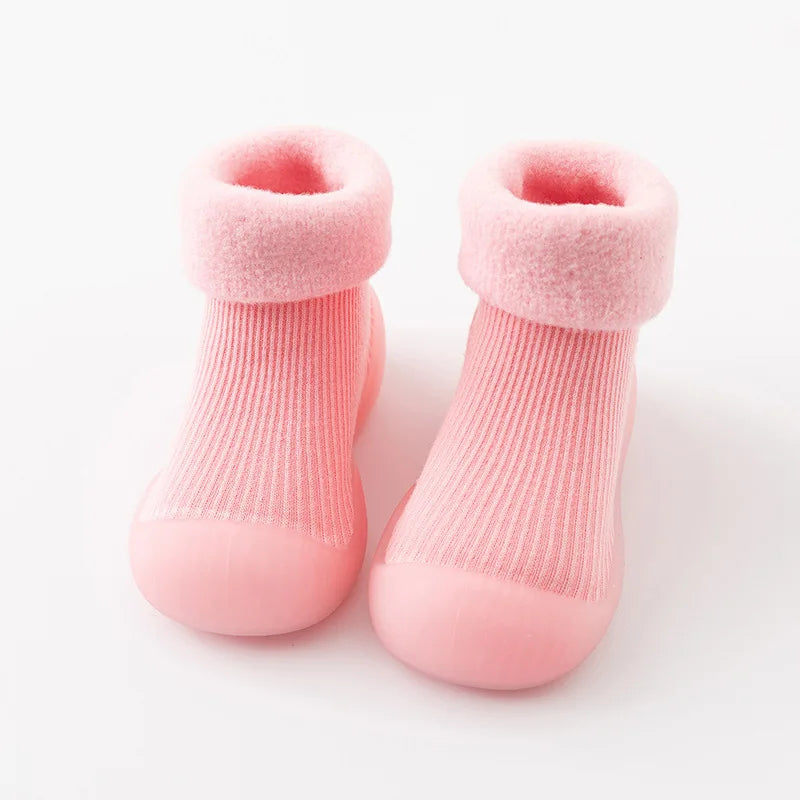 Mini Fashion Toddler Sock Shoes – Anti-Slip, Warm & Easy Wear for Indoors and Outdoors