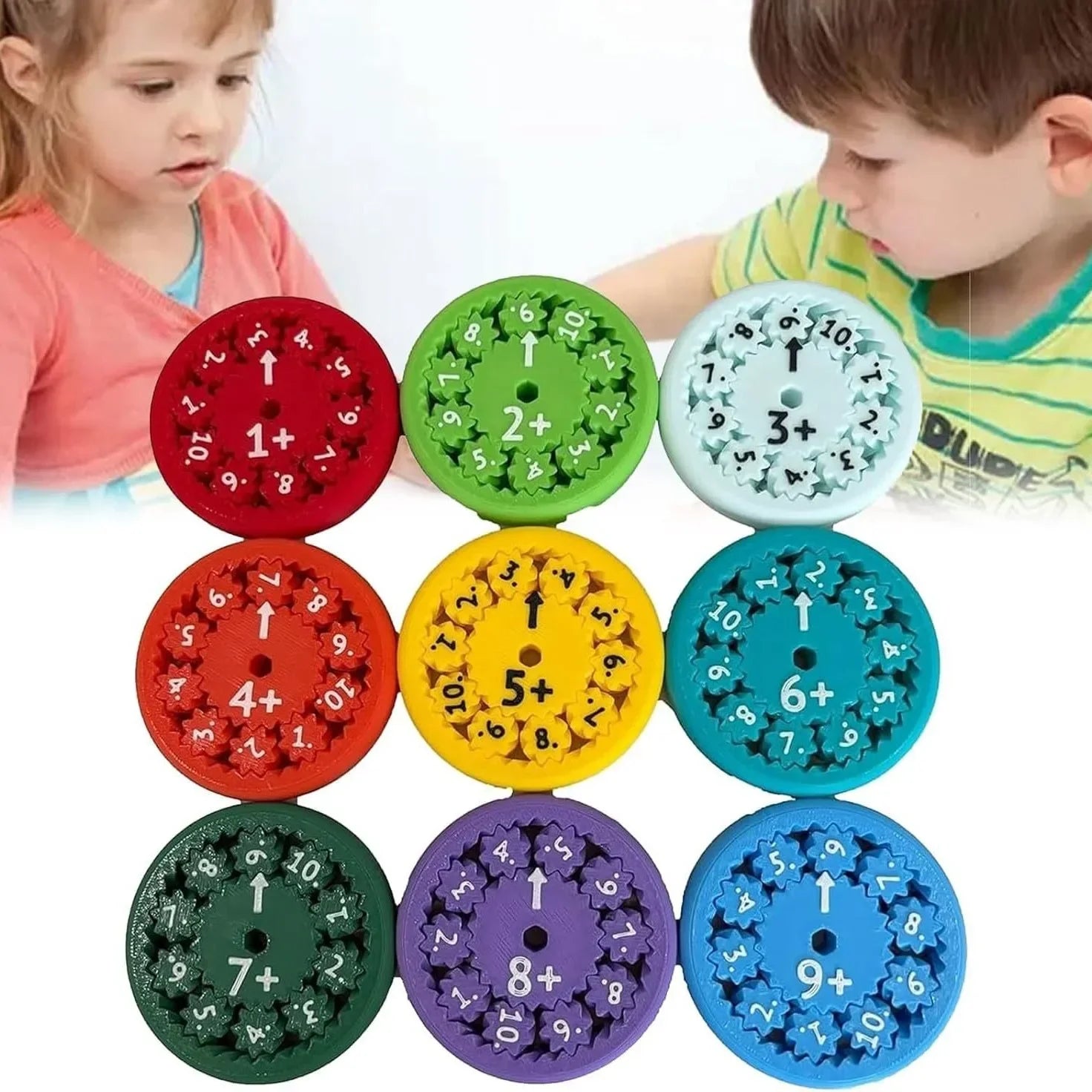 Educational Counting & Spinning Toy – Fidget Spinner for Early Math Skills (5-14 years)