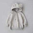 unisex Gray / 24M Comfortable Baby Rabbit Hoodie