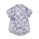 Girl's Clothing Gray / 18M Floral Print Kimono Romper