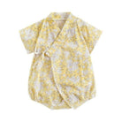 Girl's Clothing Yellow / 6M Floral Print Kimono Romper