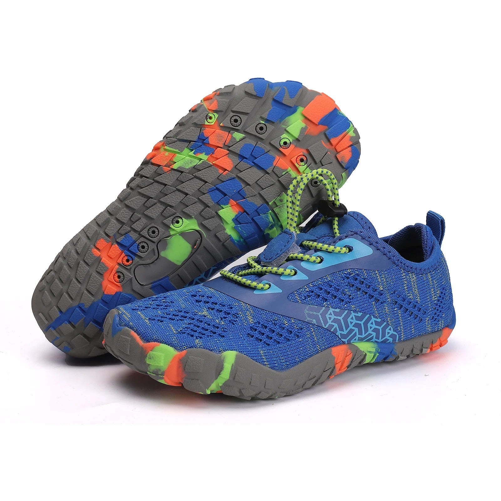 Breathable Aqua Water Shoes - Colorful Five-Finger Swim Sneakers for Kids & Women – Lightweight Mesh, Quick-Dry, Non-Slip (2-14 years)