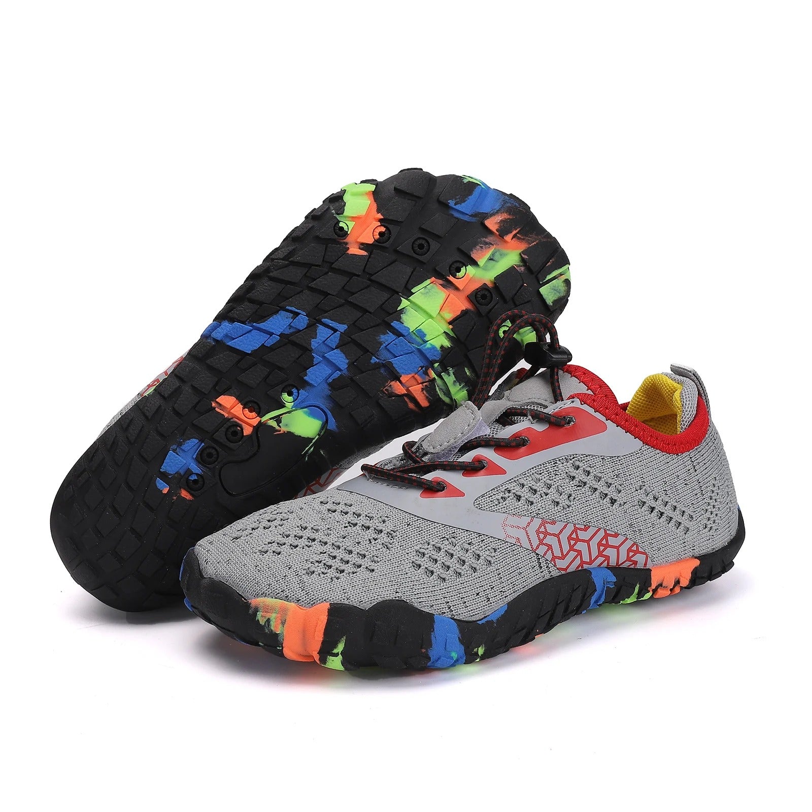 Breathable Aqua Water Shoes - Colorful Five-Finger Swim Sneakers for Kids & Women – Lightweight Mesh, Quick-Dry, Non-Slip (2-14 years)